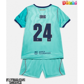 Barcelona Eric Garcia #24 Dětské Alternativní dres komplet 2026-27 Krátký Rukáv (+ trenýrky)